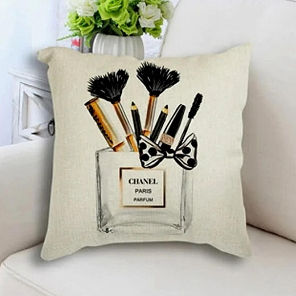 New Home Deco Linen Blend Glam Pillow Case